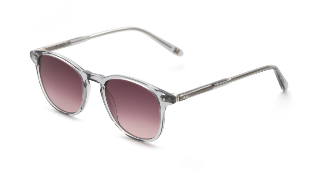 Andy Brook – Andrew NE - Gris translucide & Bordeaux