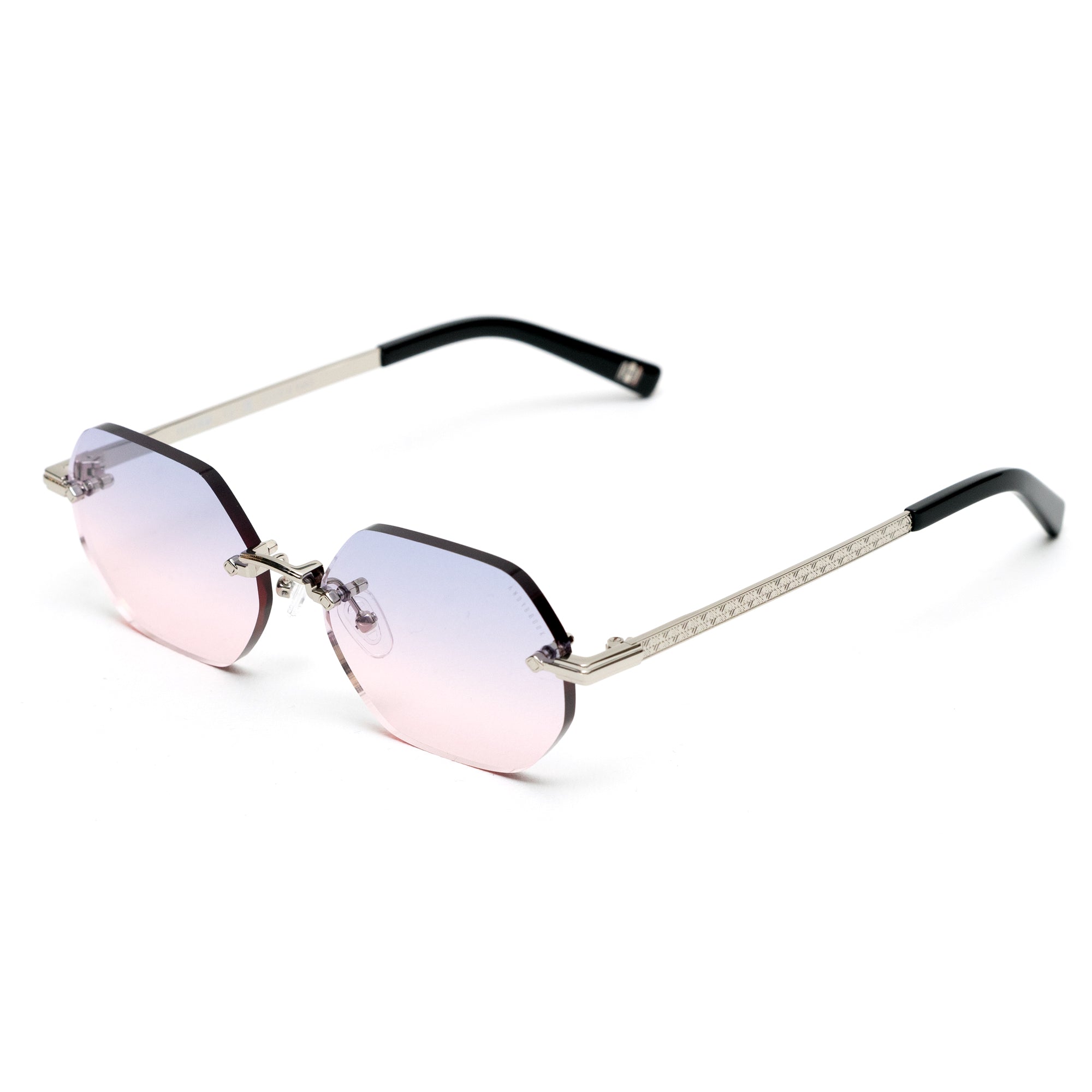 Andy Brook – Jackson - Argent & Bleu/Rose