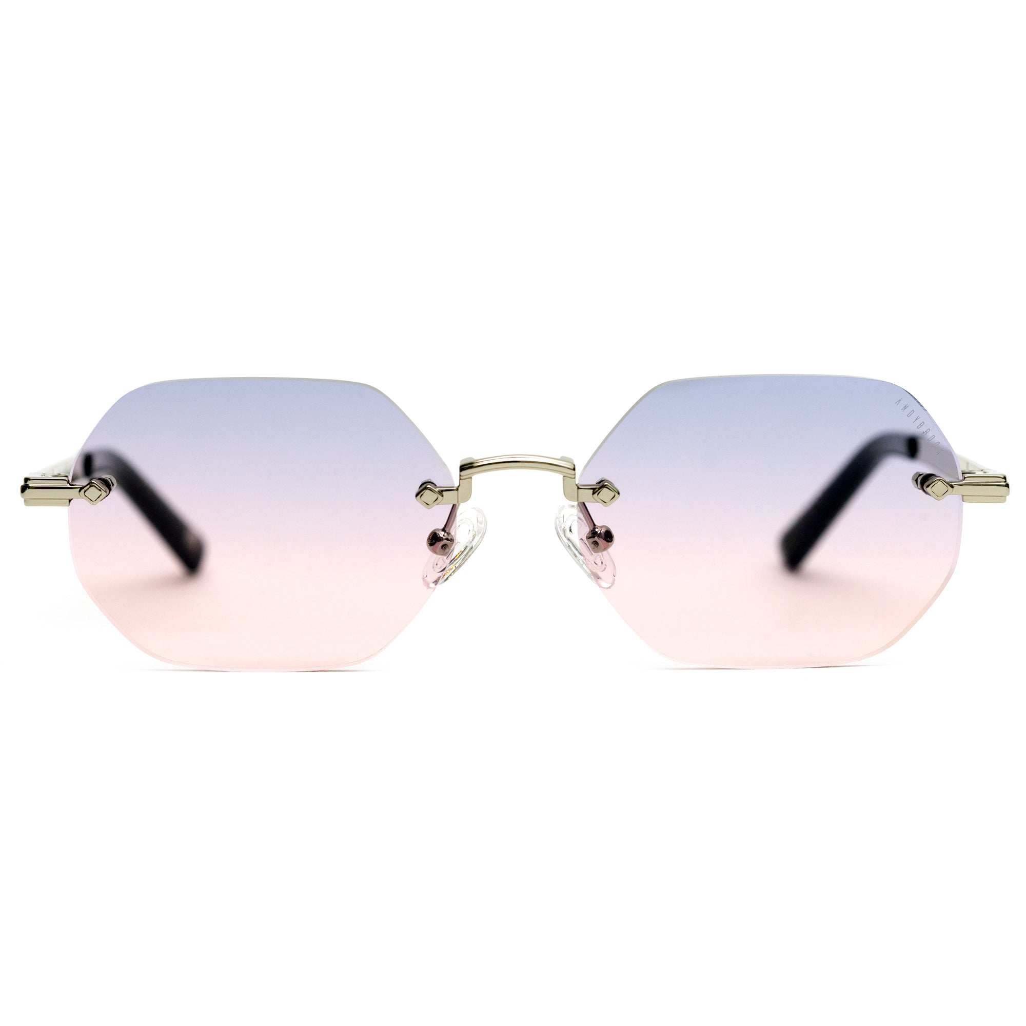 Andy Brook – Jackson - Argent & Bleu/Rose